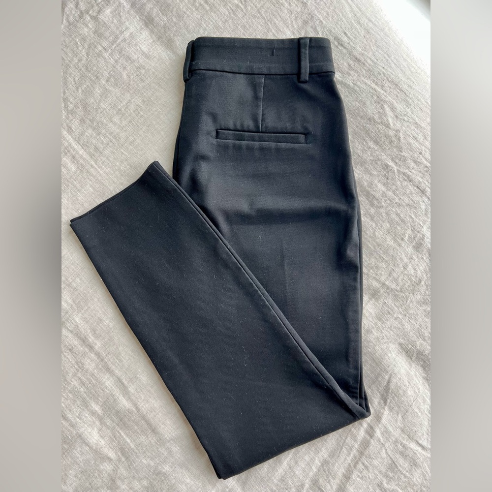 LOFT Petite Sutton Skinny Pants. Black 2P